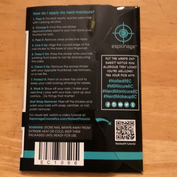 Espionage Cosmetics Nail Wrap Wyvern Scales - Picture 2 of 3